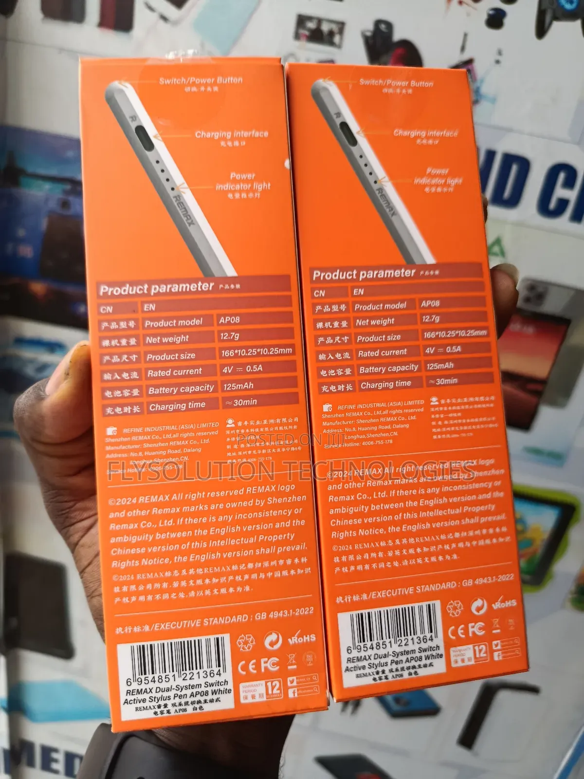 Remax Ap08 Dual-System Switch Active Stylus Pen