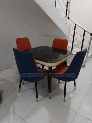 Luxury Dining Table With 4 Chairs
