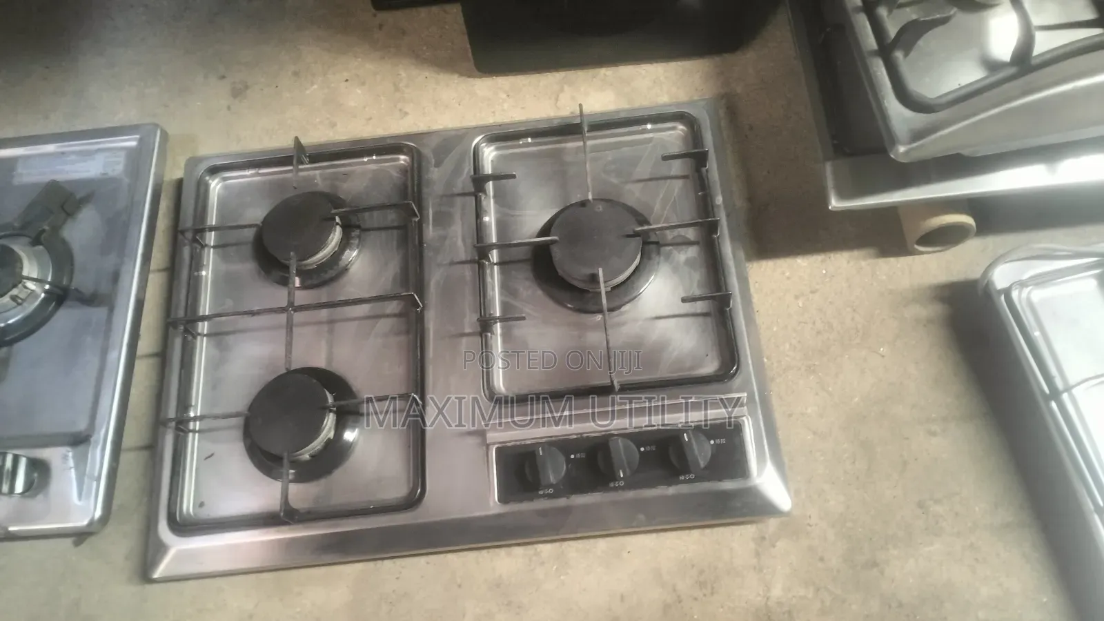 3 Burners Belgium Automatic Ignition Stainless Gas Cooker