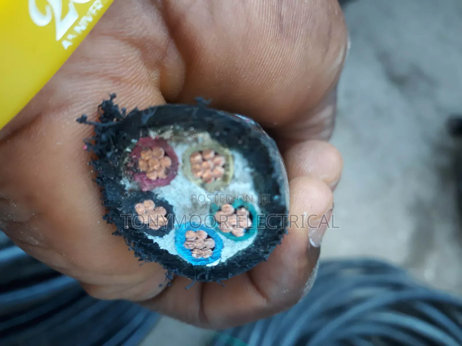 10mm2x5core Non-Armoured Cable