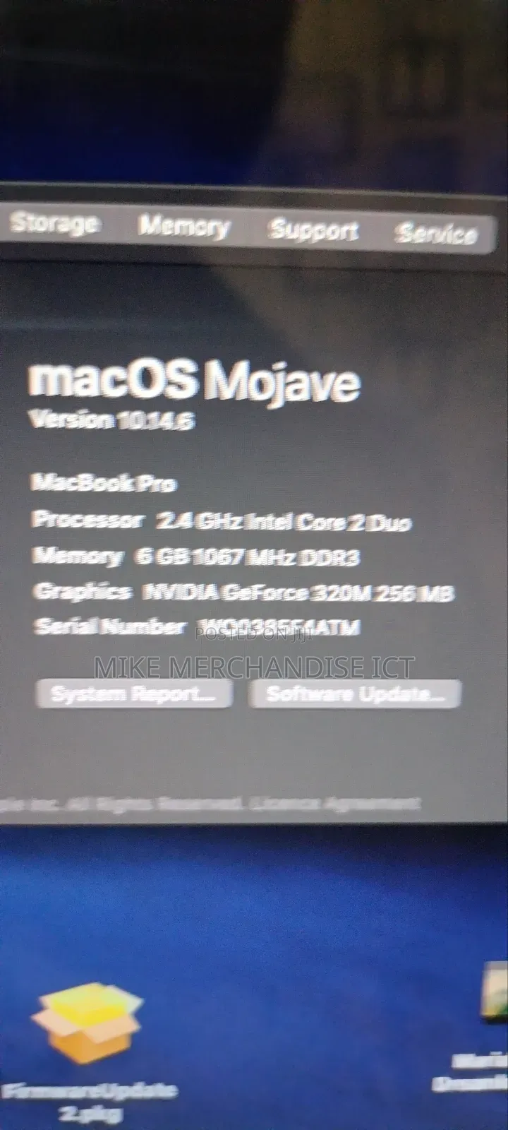 Laptop Apple MacBook Pro 6GB Intel Core 2 Duo HDD 500GB