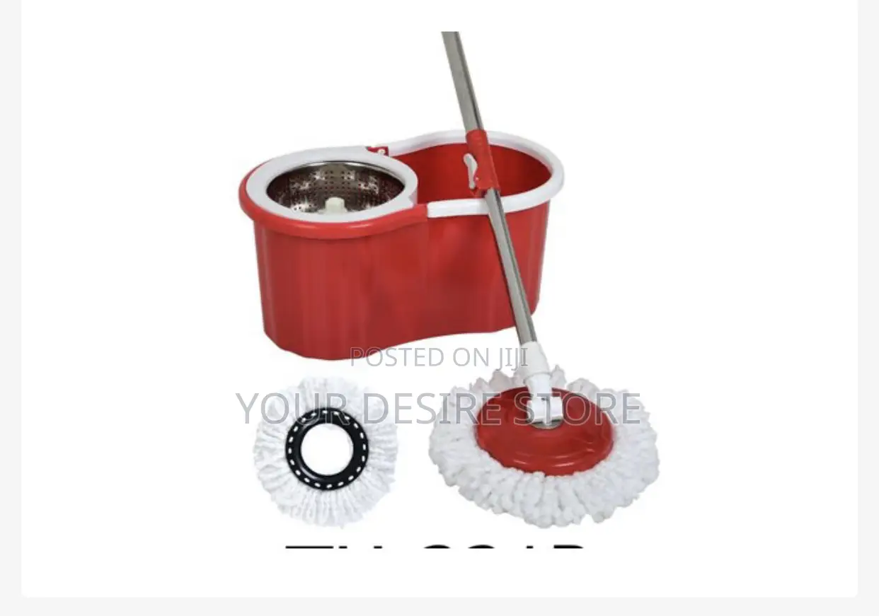 Extendable Spin Mopping Stick and Bucket