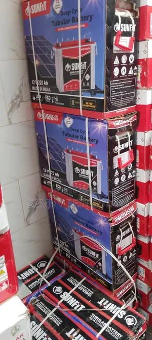 220ah Sunfit Tall Tubular Solar Battery Made in India 12v