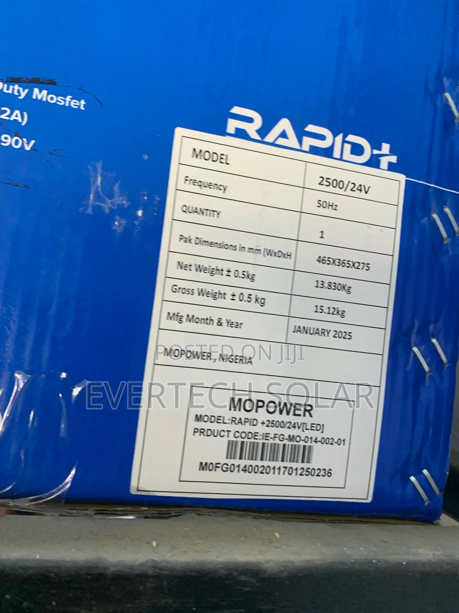 2.5kva 24v Mopower Inverter System