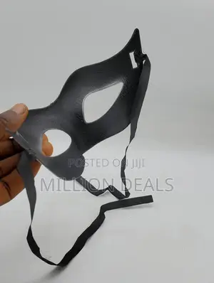 Green Ski Half Party Face Mask