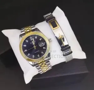 Justine Quality Mens Wristwatch With Bracelet