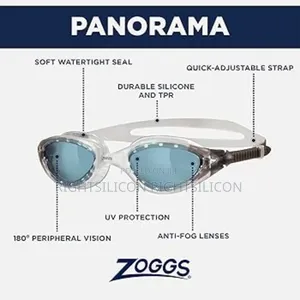 Usa Zoggs Panorama Swim Goggles With Tinted Lenses - Anti-fo