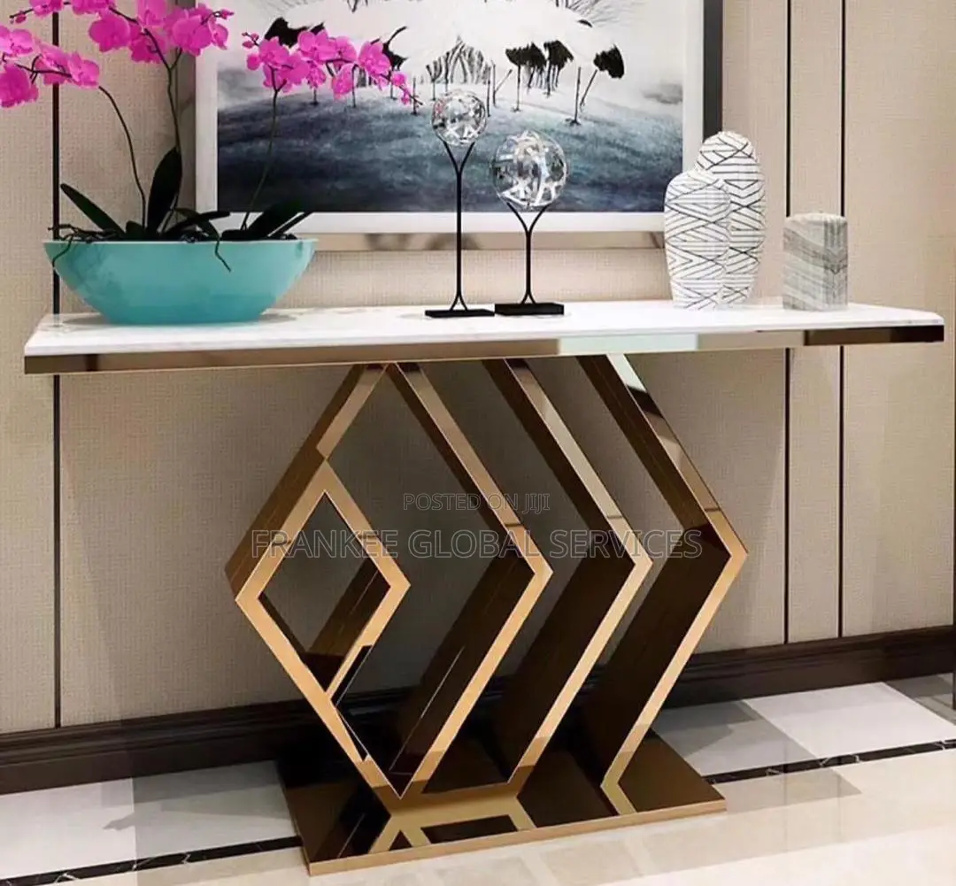 Modern Metal Console Table