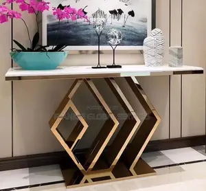 Modern Metal Console Table