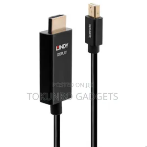Lindy 2m Mini Display Port to Hdmi 4k60hz Adapter Cable