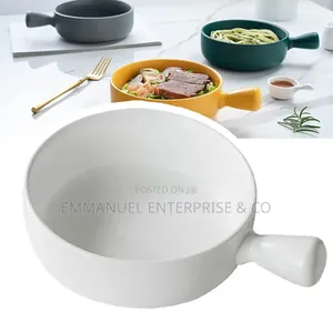Photo - Ceramic Soup Bowls With Handles - 48pcs in Box