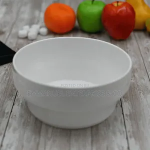 Photo - White Ceramics Soup Bowl - 36pcs