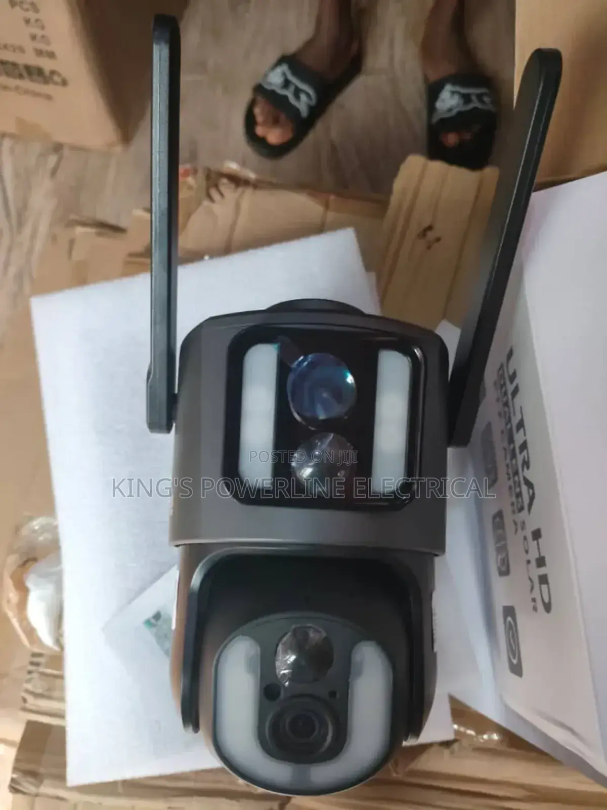 U-Box Double Lens Solar CCTV Camera