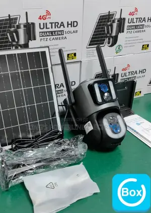 U-Box Double Lens Solar CCTV Camera