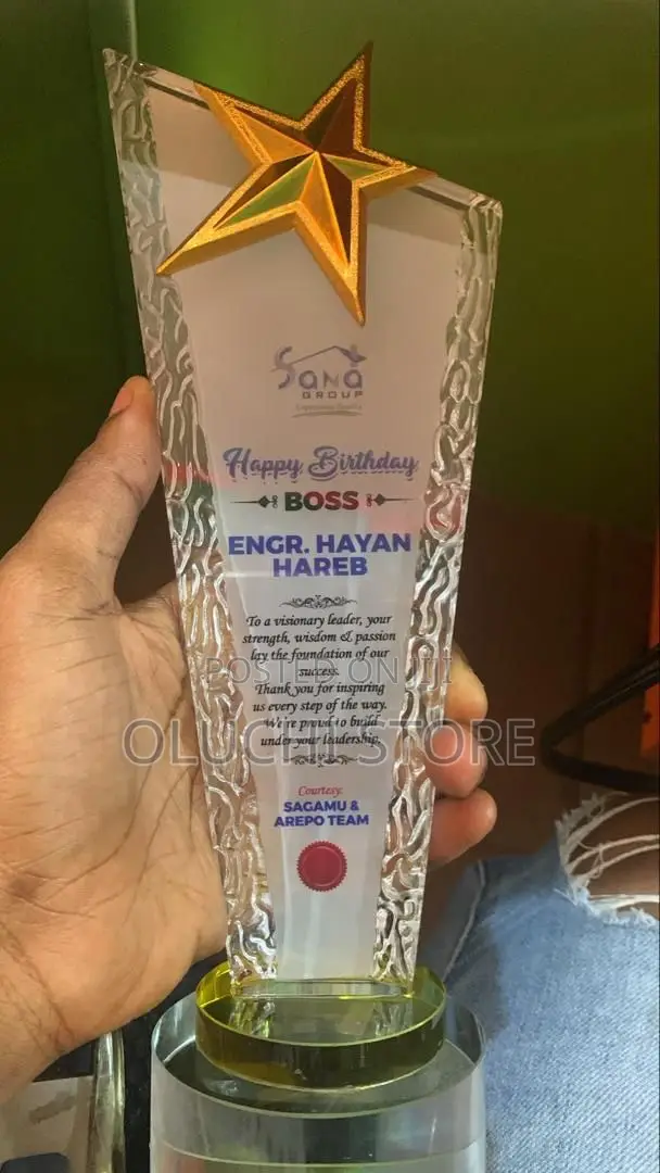 Crystal Plaque70za