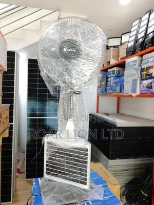16inch Solar Rechargeable Fan With Panel