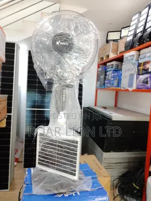 16inches Solar Rechargeable Fan With Panel