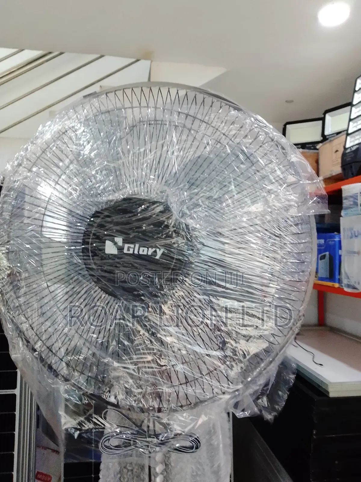 16inch Solar Rechargeable Fan With Panel
