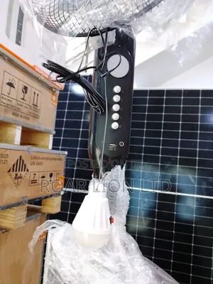 16inches Solar Rechargeable Fan With Panel