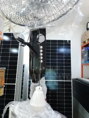 16inch Solar Rechargeable Fan With Panel