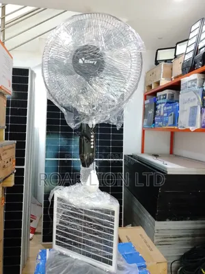 16inch Solar Rechargeable Fan With Panel