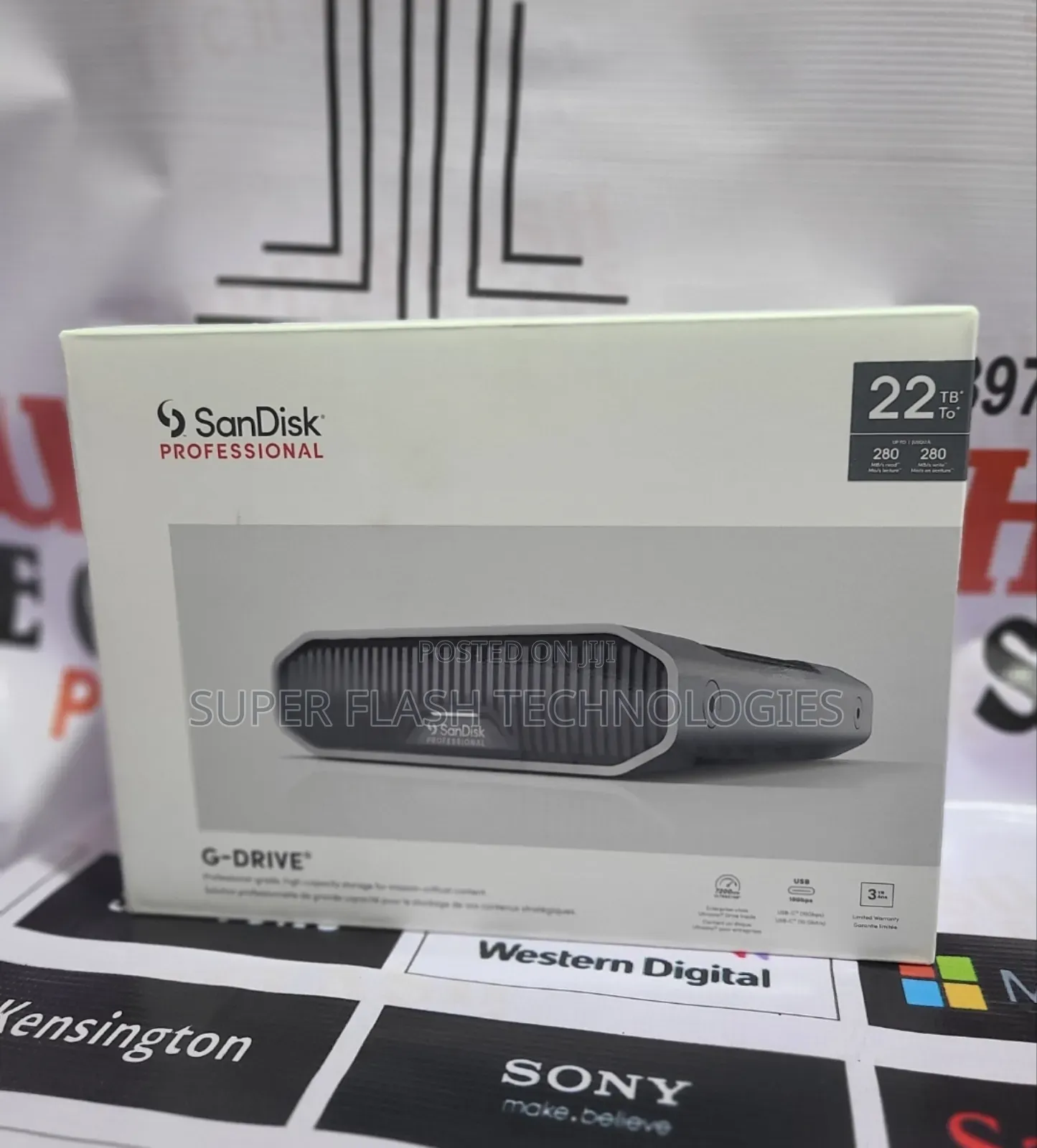 Sandisk Professional 22tb G-drive External Desktop Hdd