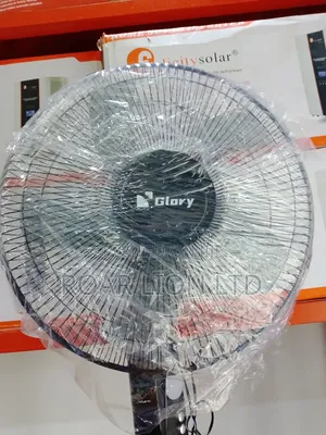 16inch Solar Rechargeable Fan With Panel