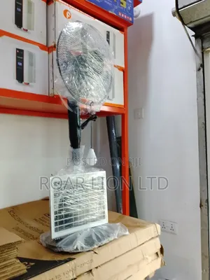 16inches Solar Rechargeable Fan With Panel
