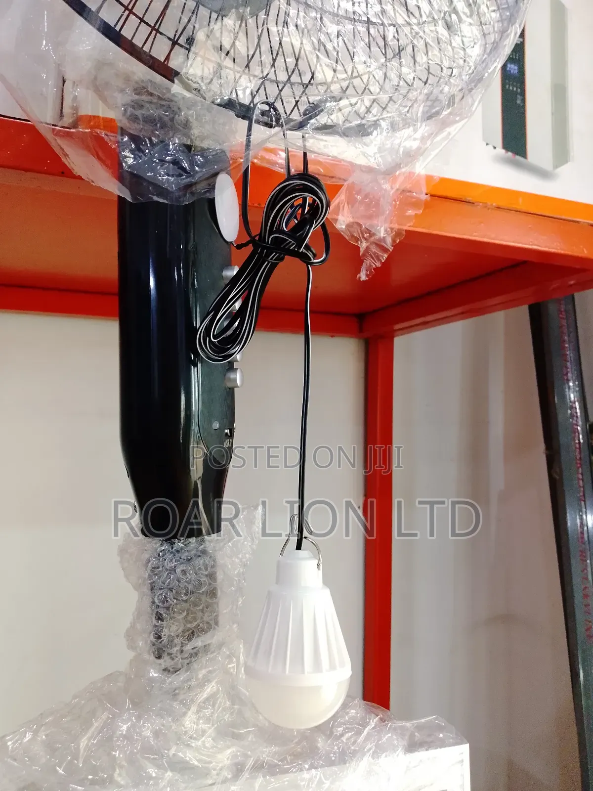 16inches Solar Rechargeable Fan With Panel
