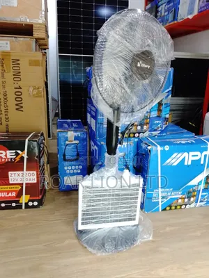 16inch Solar Rechargeable Fan With Panel