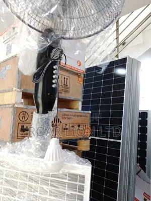 16inches Solar Rechargeable Fan With Panel