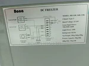 168l Bona Solar Freezer