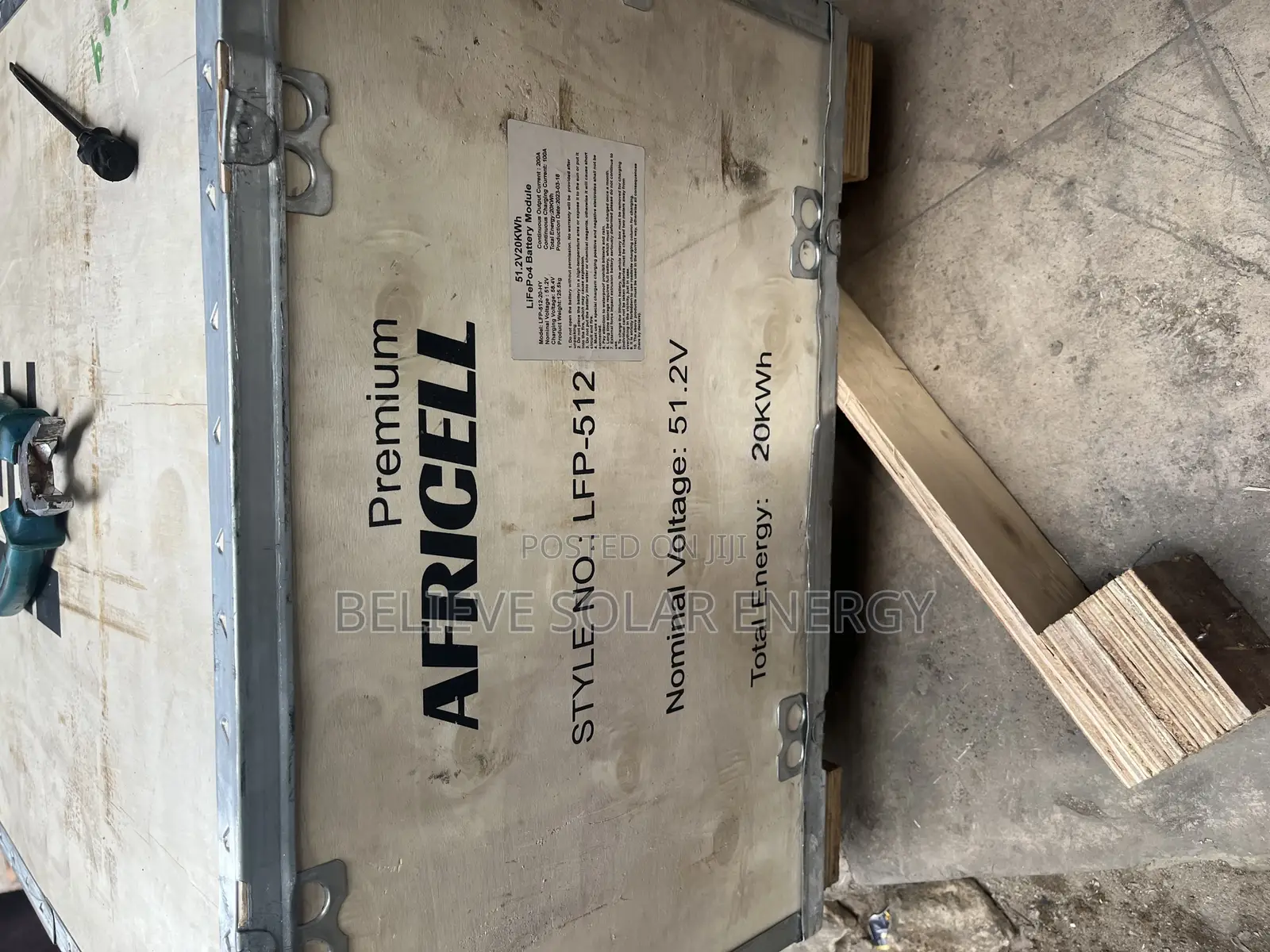 20kwh 51.2v Africell Lithium Battery 20kwh