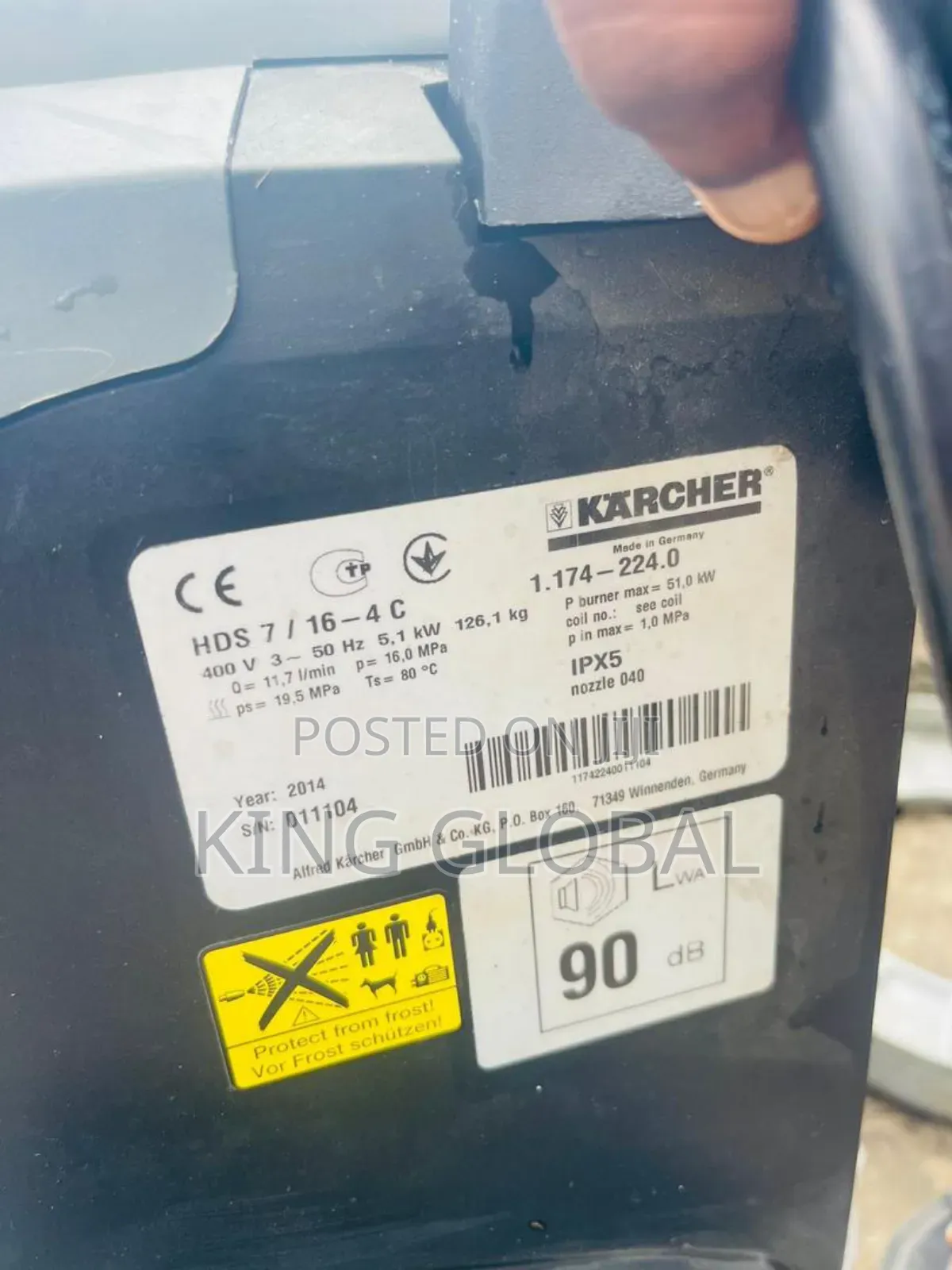 Kärcher Professional Hot Water High-Pressure Cleaner