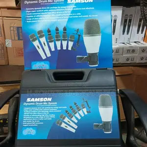 Quality Samson 5-Set Dynamic Drum Microphone