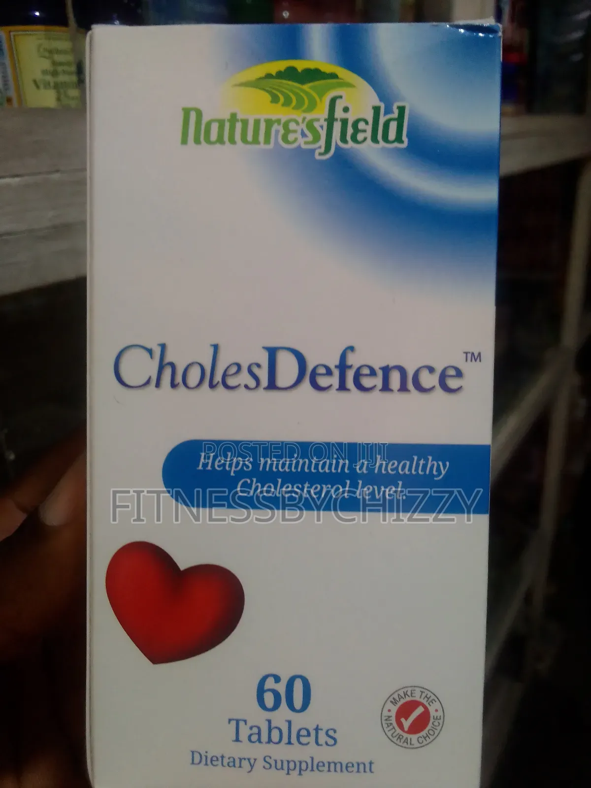 Nature's Field Cholesterol Cholesdefence X 60 Tablets