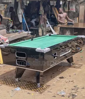 7ft Combined Coin and Marble Snooker Board With Accessories