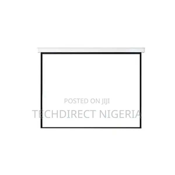Smaat 96 X 96 Inch Manual Pull Down Projection Screen