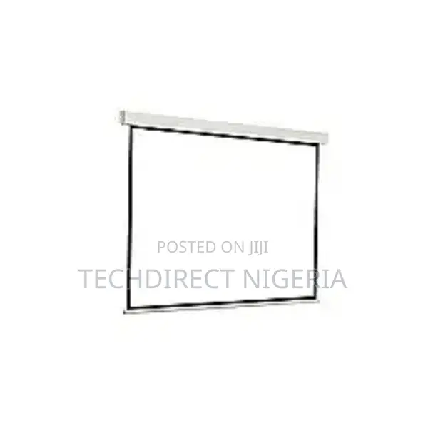 Smaat 96 X 96 Inch Manual Pull Down Projection Screen