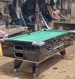 7ft Marble and Coin Snooker Table With Necessary Extras