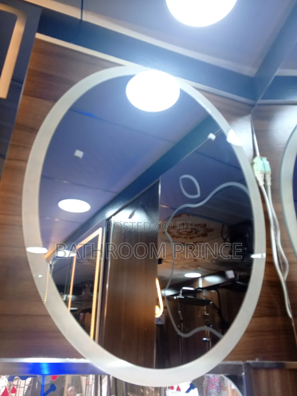 Led Mirror With 3 Light Colour