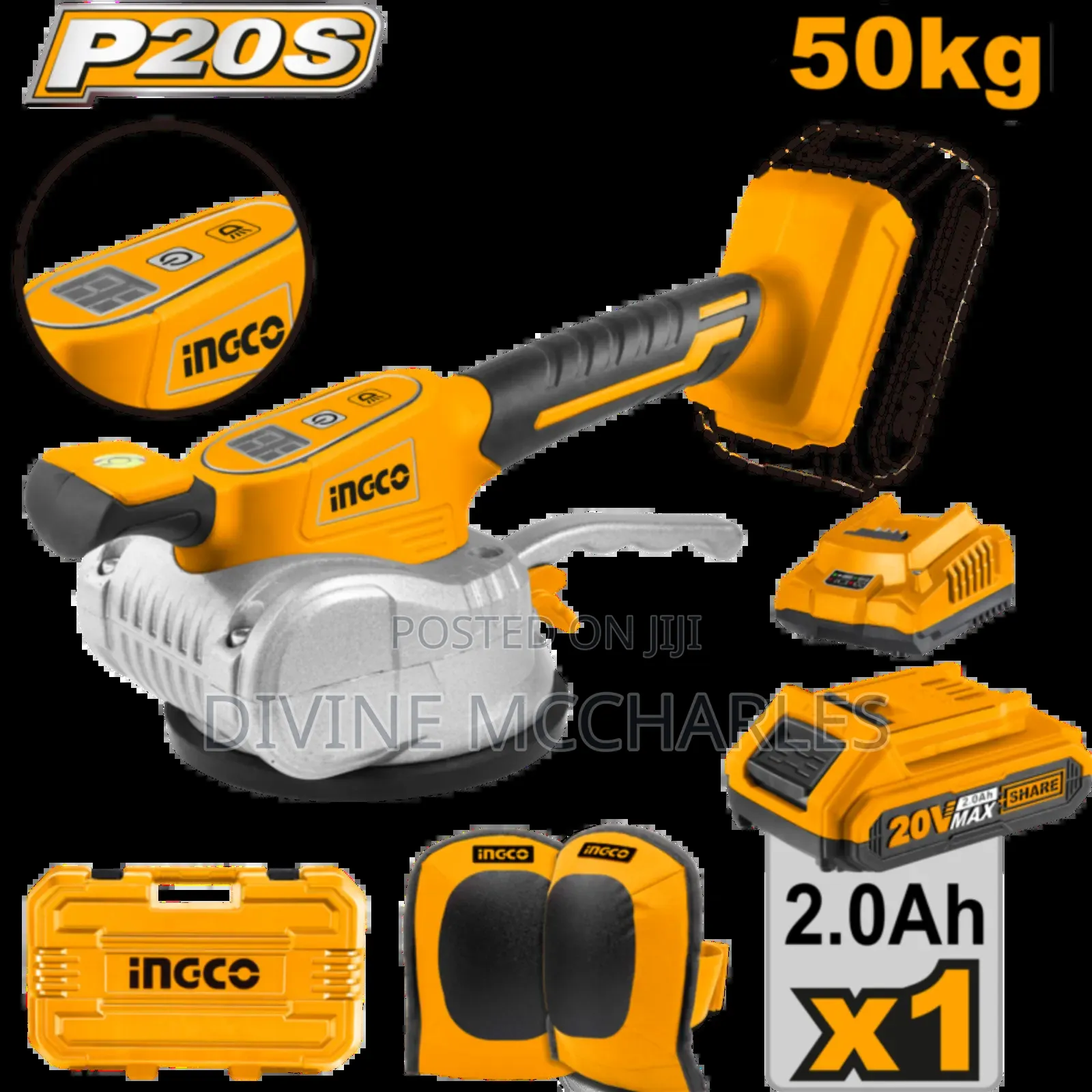 Ingco Cordless Tile Vibration Machine Ctvli20101