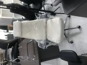 White Executive Office Leather Chair With Headrest