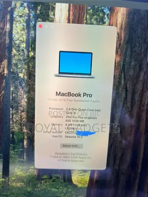 Laptop Apple MacBook Pro 2019 8GB Intel Core i5 SSD 256GB