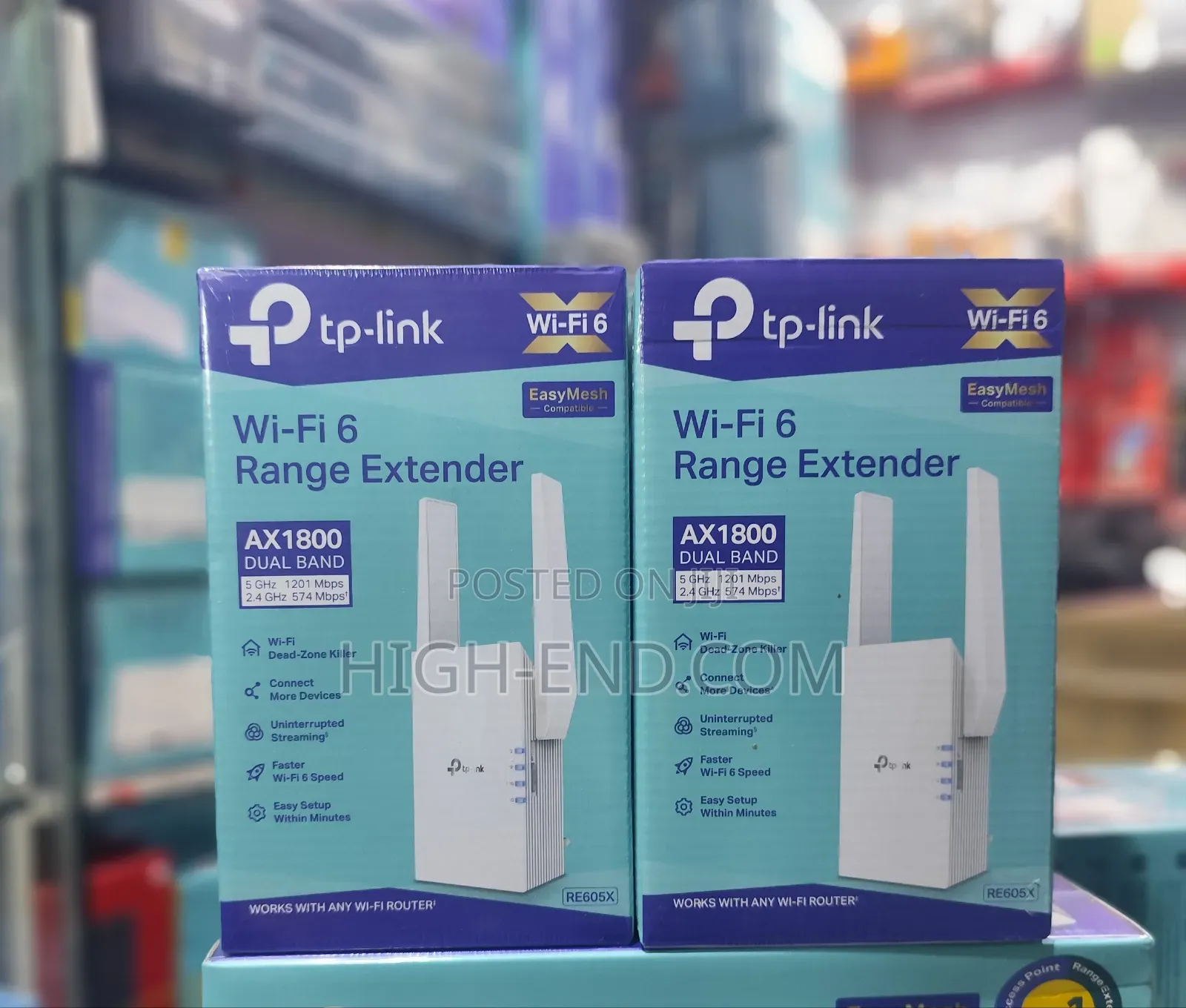 Tp Link Ax1800 Wifi 6 Range Extender Re605x
