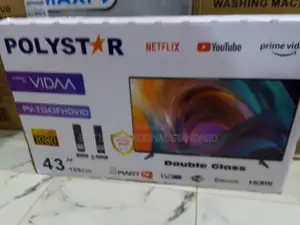 43" Tv With Smart Features - Polystar Powered by Vidaa