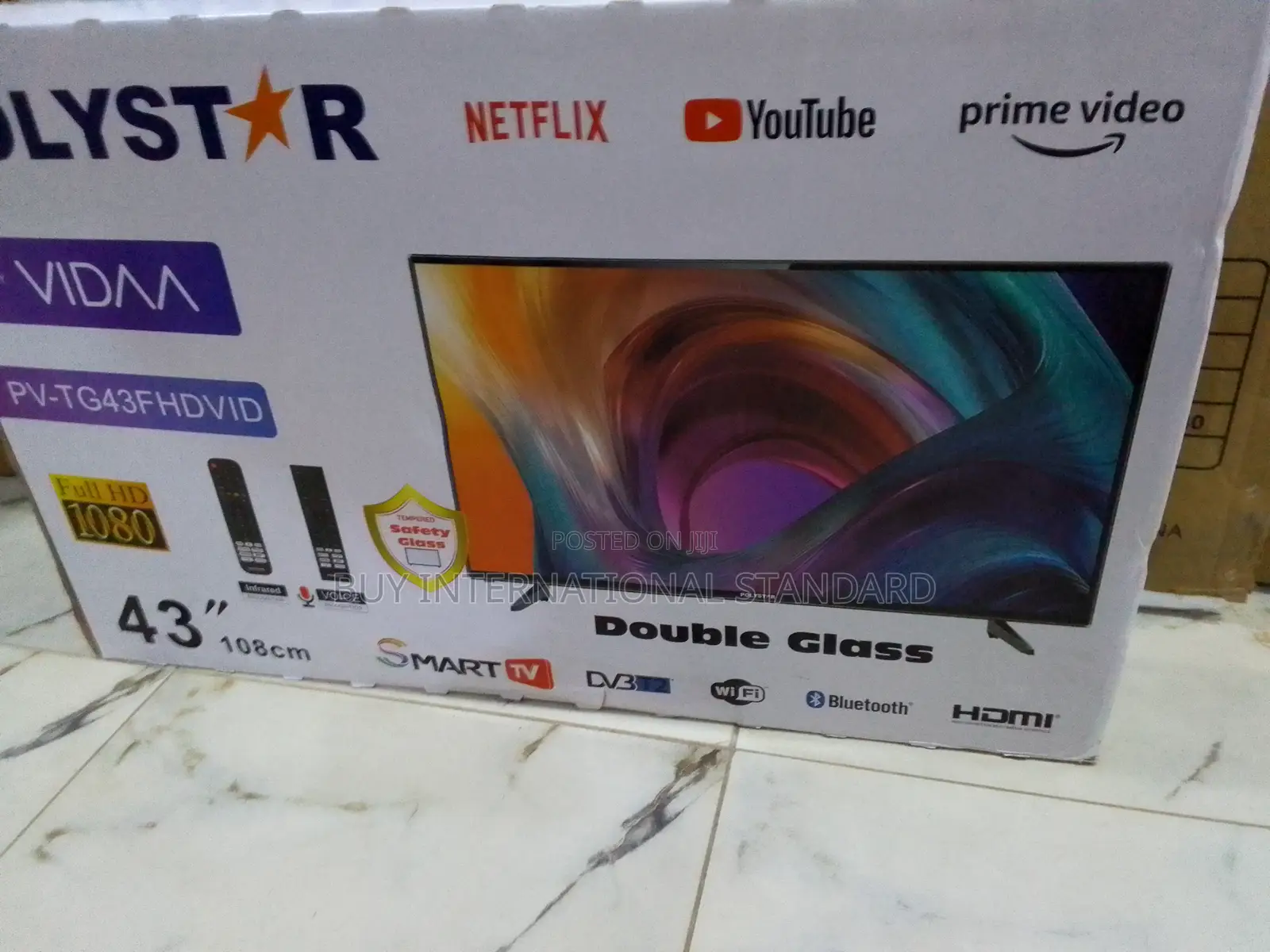 43" Tv With Smart Features - Polystar Powered by Vidaa