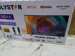 43" Tv With Smart Features - Polystar Powered by Vidaa