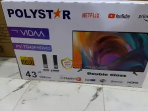 -Like Clarity - Polystar Frameless 43" Uhd Smart Tv