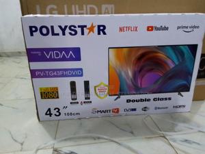 Crisp Display - Uhd Frameless Smart Tv - 43" - Vidaa
